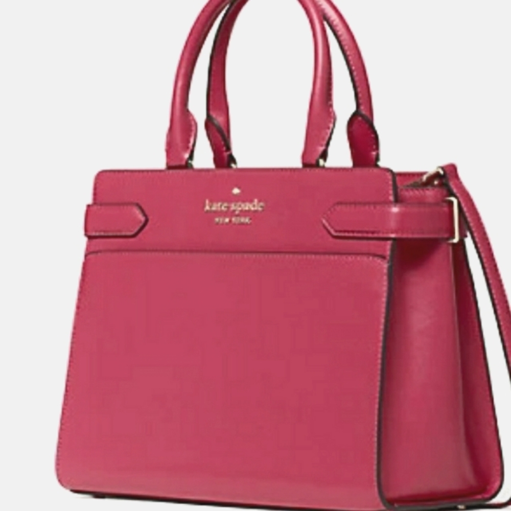 NWT Kate spade ♠️ New York Staci MEDIUM Satchel PINK RUBY 💗